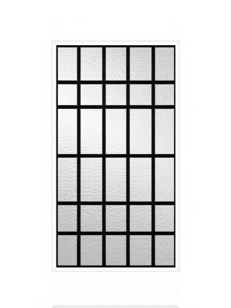 Classic Craftsman decorative door glass insert