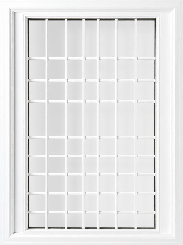 Colonial Grid decorative door glass insert