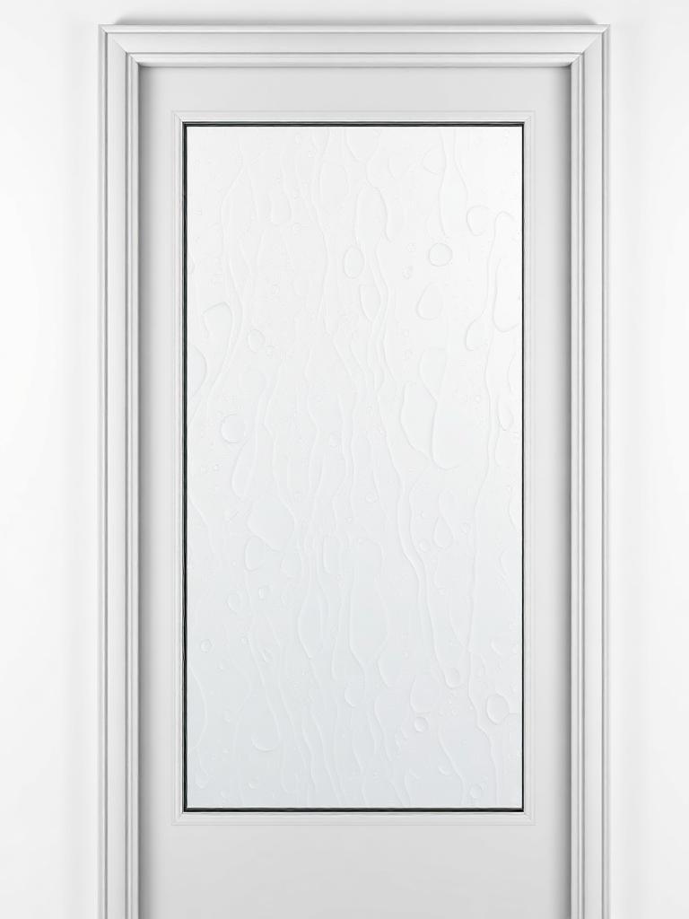 Rain Glass Privacy decorative door glass insert